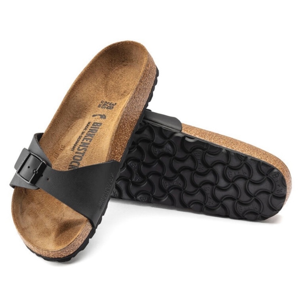 BIRKENSTOCK Madrid Womens Sandals BLACK SIZE 7 - 7 1/2 US 38 EU